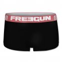 FREEGUN Boxer Fille Coton SHOCASSA Noir Corail