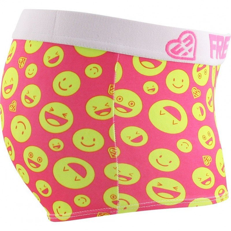 Boxer Fille EMO9 Rose et Jaune