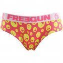 FREEGUN Shorty Femme Microfibre EMO9 Rose Jaune