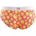 FREEGUN Shorty Femme Microfibre EMO9 Rose Jaune