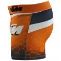 Boxer Homme NID Orange et Blanc
