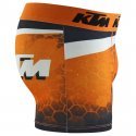 Boxer Homme NID Orange et Blanc
