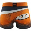 Boxer Homme NID Orange et Blanc