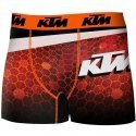 KTM Boxer Homme Microfibre NID Orange Blanc