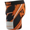 KTM Boxer Homme Microfibre LIGNES Orange Noir