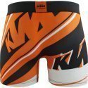 KTM Boxer Homme Microfibre LIGNES Orange Noir