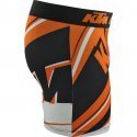 KTM Boxer Homme Microfibre LIGNES Orange Noir