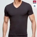 IMPETUS T-shirt Col V Homme Coton Viscose INNOVATION Noir