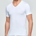 IMPETUS T-shirt Col V Homme Microfibre THERMO Blanc