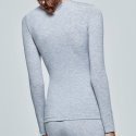 T-shirt manches longues Femme THERMO Gris et Uni