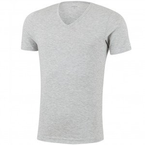 IMPETUS T-shirt Col V Homme Microfibre THERMO Gris chiné