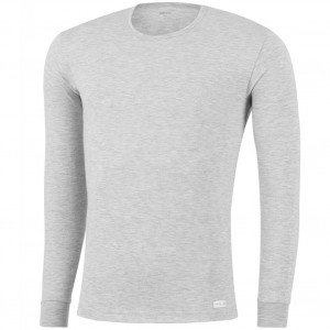 IMPETUS T-shirt manches longues Col Rond Homme Microfibre THERMO Gris chiné