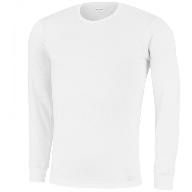 IMPETUS T-shirt manches longues Col Rond Homme Microfibre THERMO Blanc