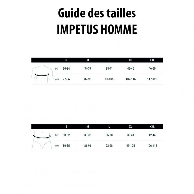 IMPETUS T-shirt manches longues Col V Homme Microfibre THERMO Noir