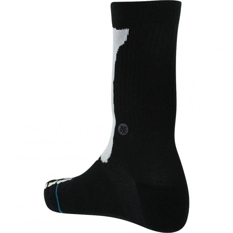 STANCE Chaussettes Mixte Microcoton BONES2 Noir Blanc