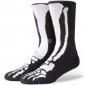 STANCE Chaussettes Mixte Microcoton BONES2 Noir Blanc