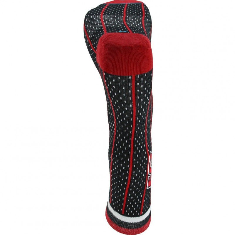 Chaussettes Mixte BULLS96 Noir et Rouge
