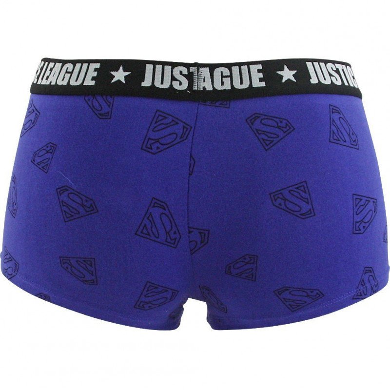 Boxer Fille SUP3 Bleu et Noir
