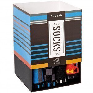 PULL IN 4 paires Chaussettes Mixte Coton PACK30 Noir Multicolore