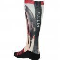 PULL IN Chaussettes Mixte Coton PINUP Noir Rouge