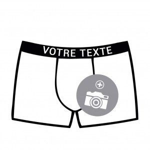 HERITAGE Boxer garçon Microfibre 100% PERSONNALISABLE Fabriqué en France