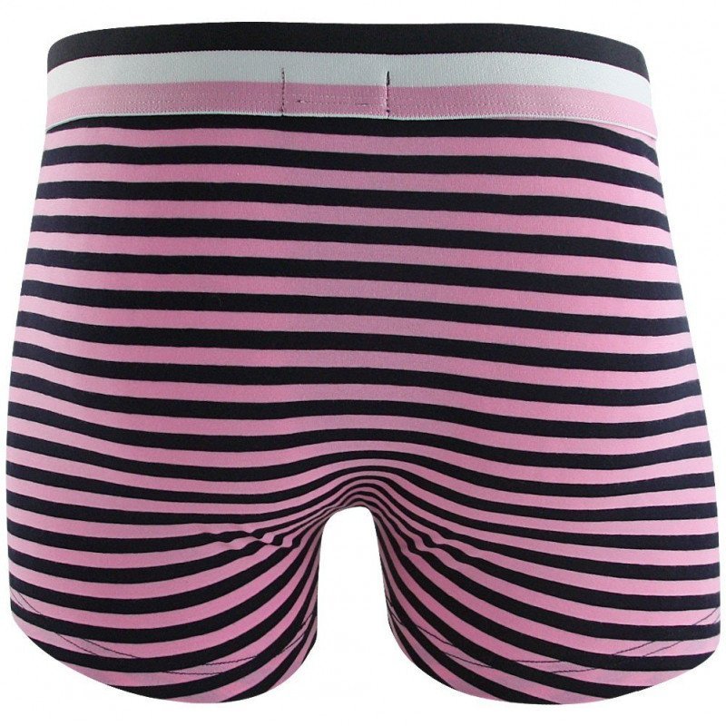 EDEN PARK Boxer Homme Coton TRICOLC Rose Marine