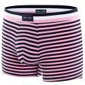 EDEN PARK Boxer Homme Coton TRICOLC Rose Marine