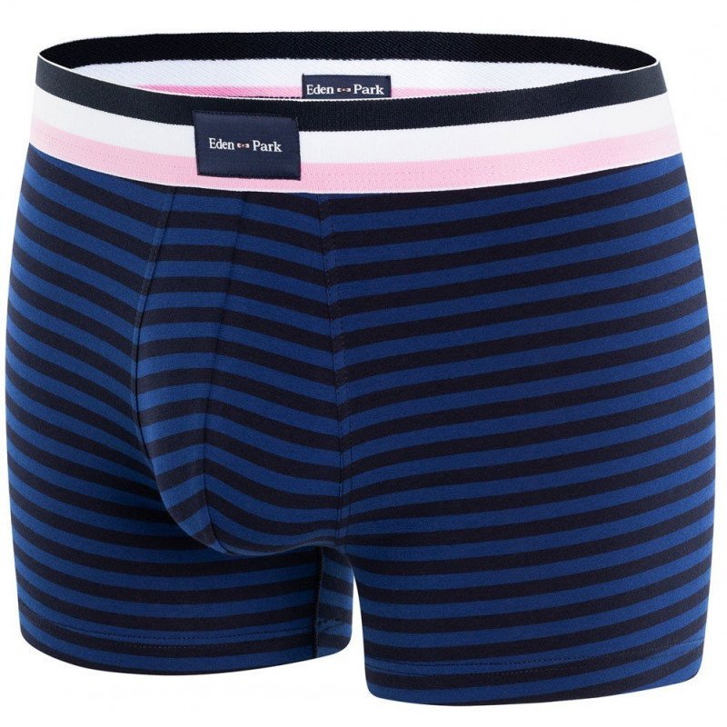 EDEN PARK Boxer Homme Coton TRICOLC France Rose