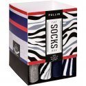 LOT DE 4 Chaussettes Chaussettes Mixte PACK25 Bleu et Blanc