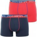 ATHENA Lot de 2 Boxers Homme Modal ULTRA SOFT Marine Rouge