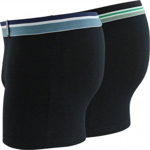 ATHENA Lot de 2 Boxers Homme Coton EASYCOLOR Noir