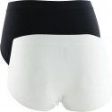 LOT DE 2 Boxer Sous-vêtements Femme ECO Noir et Blanc