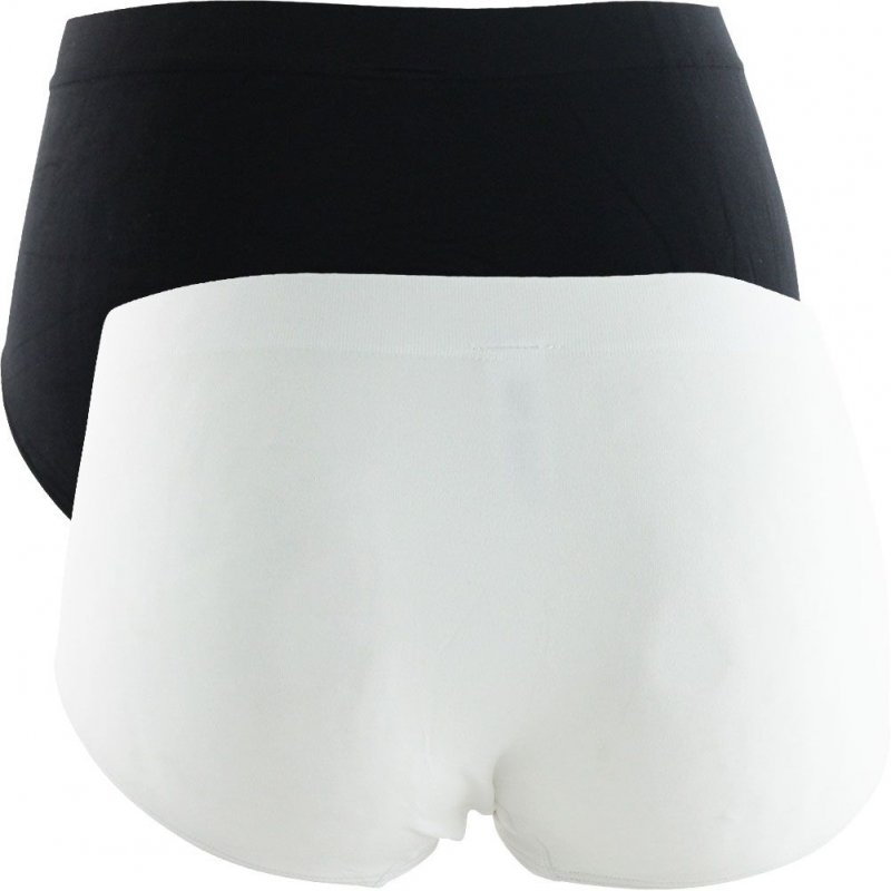LOT DE 2 Boxer Sous-vêtements Femme ECO Noir et Blanc