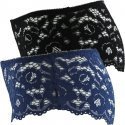 LOT DE 2 Shorty Sous-vêtements Femme DENTELLE Noir et Bleu
