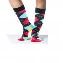 CRAZYSOCKS Chaussettes Homme Coton BUR Noir Multicolore