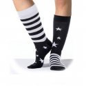 CRAZYSOCKS Chaussettes Homme Coton USB Noir Blanc