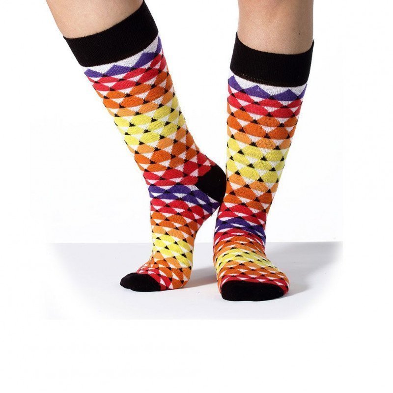 CRAZYSOCKS Chaussettes Homme Coton TRI Multicolore