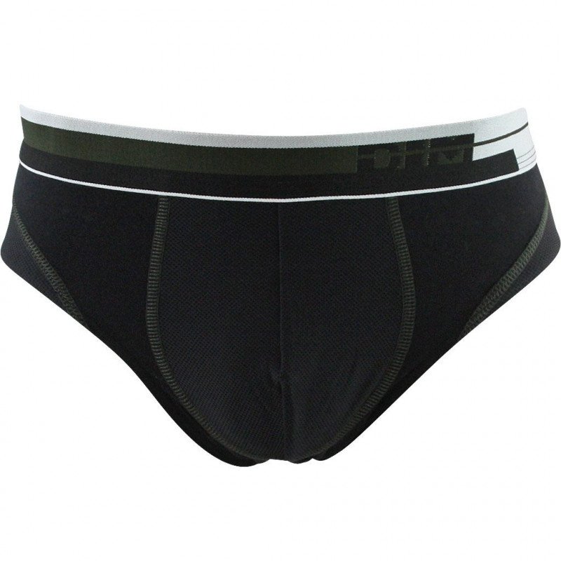 Slip Homme SPORT18 Noir et Kaki