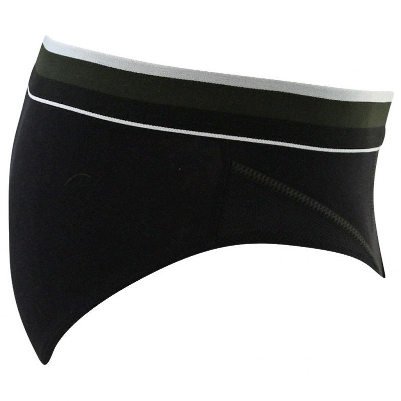 Slip Homme SPORT18 Noir et Kaki