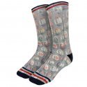 NO PUBLIK Chaussettes Homme Coton RUGBY BALL Multicolore