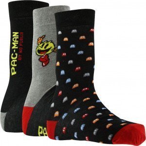 NO PUBLIK 3 paires Chaussettes Homme CHARACTERS Nr Rge Gr PAC MAN