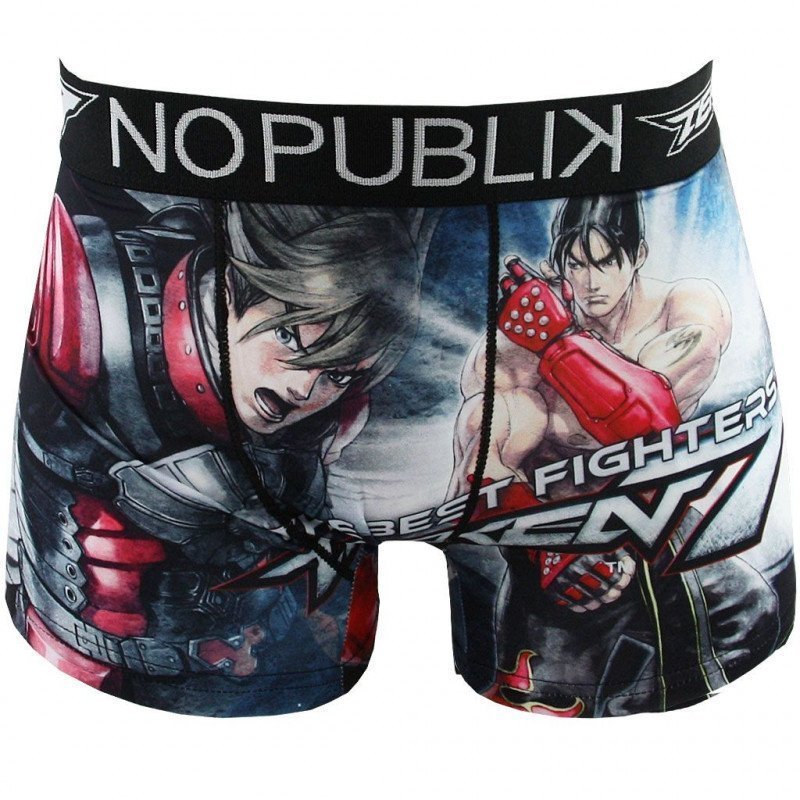 Boxer Homme STYLE Gris et Rouge