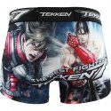 NO PUBLIK Boxer Homme Microfibre STYLE Gris Rouge TEKKEN