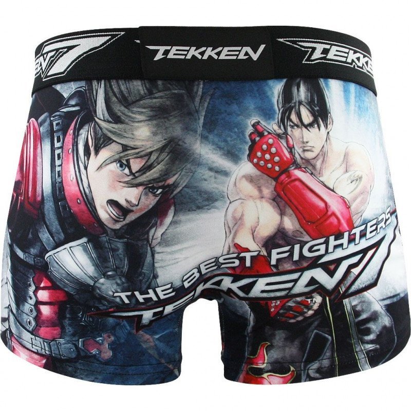 Boxer Homme STYLE Gris et Rouge