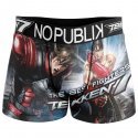 Boxer Homme STYLE Gris et Rouge