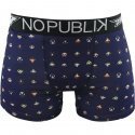 NO PUBLIK Boxer Homme Microfibre PIXELS Marine TEKKEN