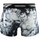 NO PUBLIK Boxer Homme Microfibre VINTAGE Noir Gris TEKKEN