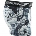 NO PUBLIK Boxer Homme Microfibre VINTAGE Noir Gris TEKKEN