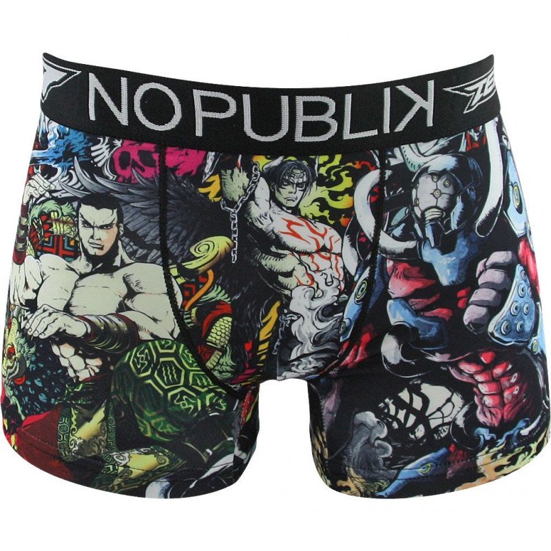 Boxer Homme VINTAGE Multicolore et Noir