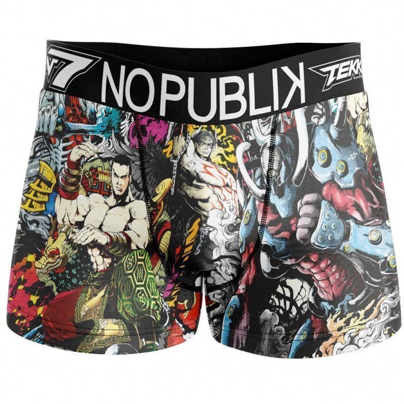 Boxer Homme VINTAGE Multicolore et Noir